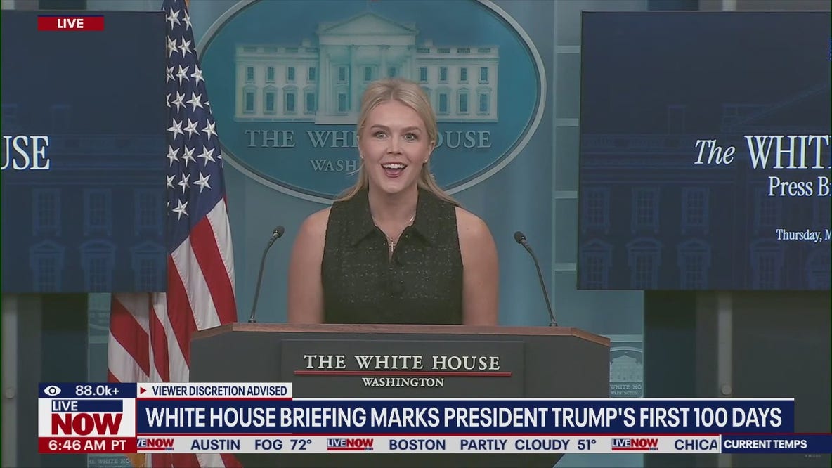 FULL REMARKS: White house briefing marks Pres. Trump's first 100 days